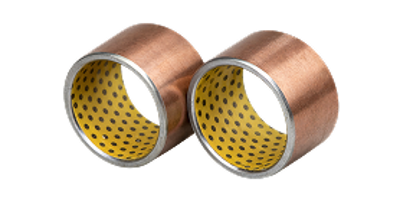 Cuscinetti a strisciamento Acciaio + Bronzo + PTFE