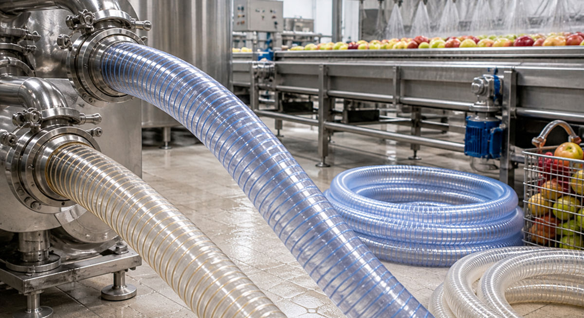 Tubi in PVC e poliuretano per il settore alimentare