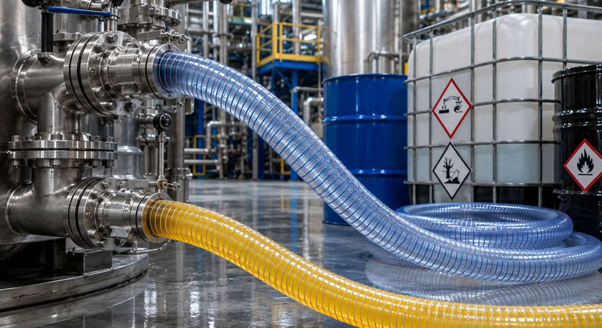 Tubi PVC e poliuretano per il settore chimico