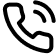 Icona telefono nera